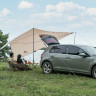 Тент NATUREHIKE CAR REAR CANOPY NH21TM001 590*340 см для кемпинга песочный с тремя стойками 6927595777831